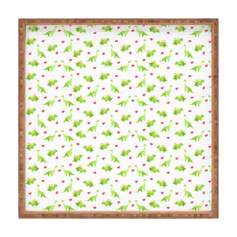 Wonder Forest Dinosaur Love Square Tray
