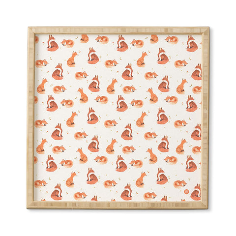 Wonder Forest Fancy Foxes Framed Wall Art