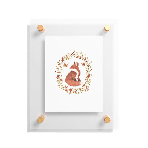 Wonder Forest Fancy Foxes Floating Acrylic Print