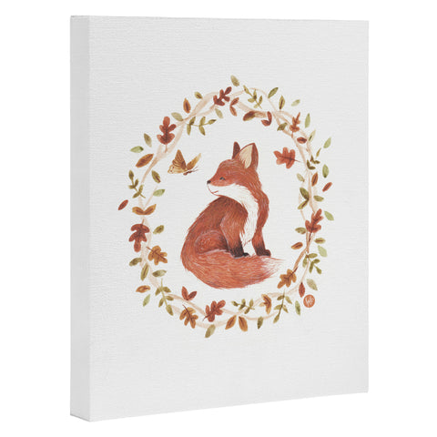 Wonder Forest Fancy Foxes Art Canvas