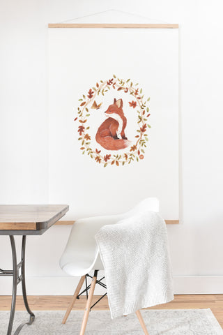Wonder Forest Fancy Foxes Art Print And Hanger