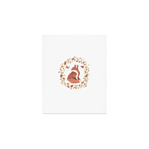 Wonder Forest Fancy Foxes Art Print