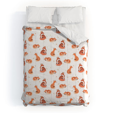 Wonder Forest Fancy Foxes Comforter