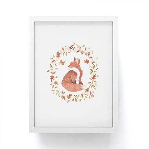 Wonder Forest Fancy Foxes Framed Mini Art Print
