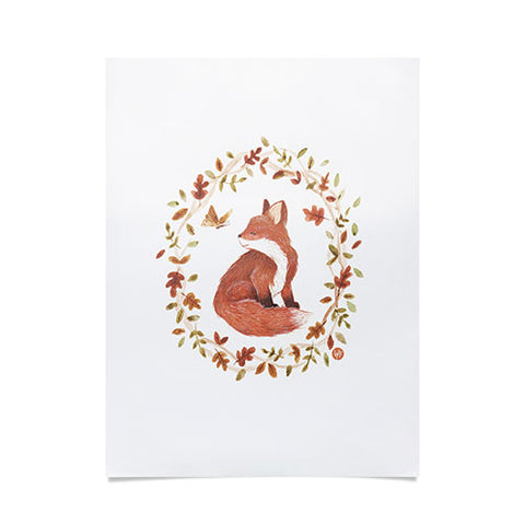 Wonder Forest Fancy Foxes Poster