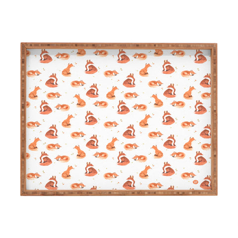 Wonder Forest Fancy Foxes Rectangular Tray