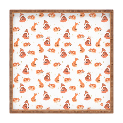 Wonder Forest Fancy Foxes Square Tray