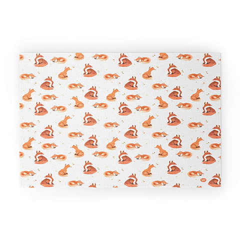 Wonder Forest Fancy Foxes Welcome Mat