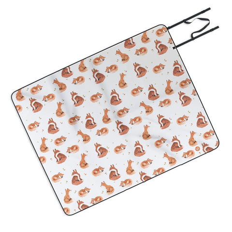 Wonder Forest Fancy Foxes Picnic Blanket