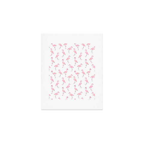Wonder Forest Fantastic Flamingos Art Print