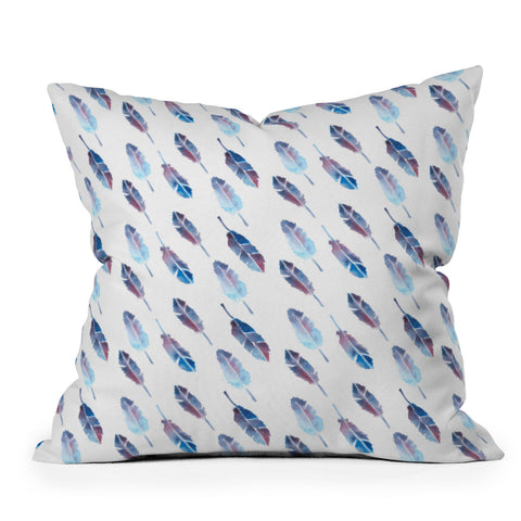 Wonder Forest Feather Catcher Throw Pillow