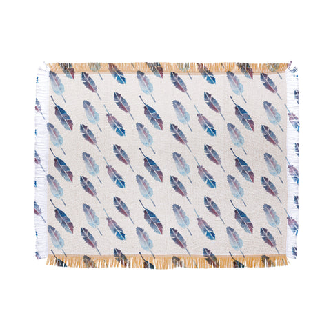 Wonder Forest Feather Catcher Throw Blanket