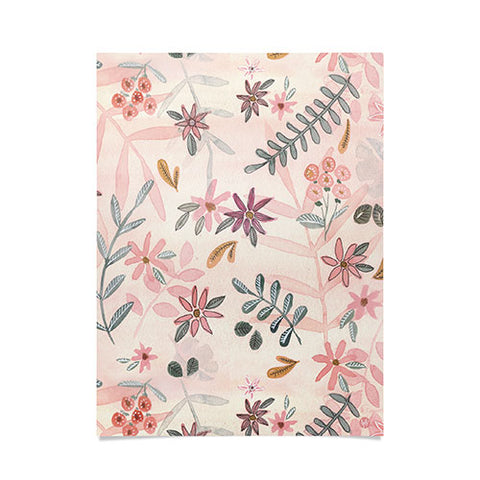 Wonder Forest Feminine Floral Poster