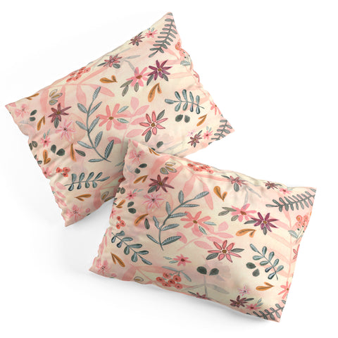 Wonder Forest Feminine Floral Pillow Shams