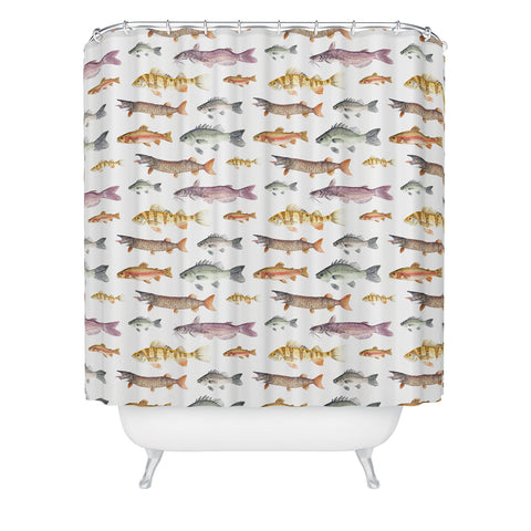 Wonder Forest Fishermans Friends Shower Curtain