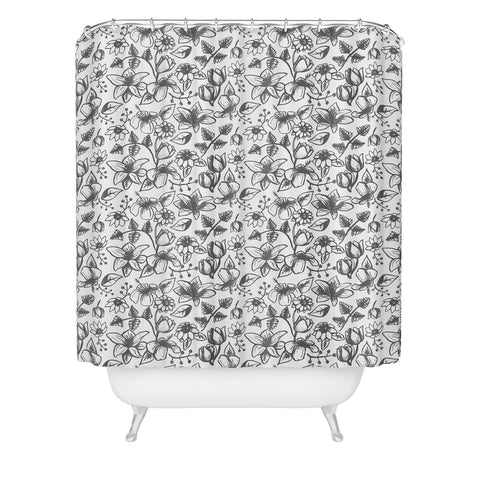 Wonder Forest Floral Feelings Shower Curtain