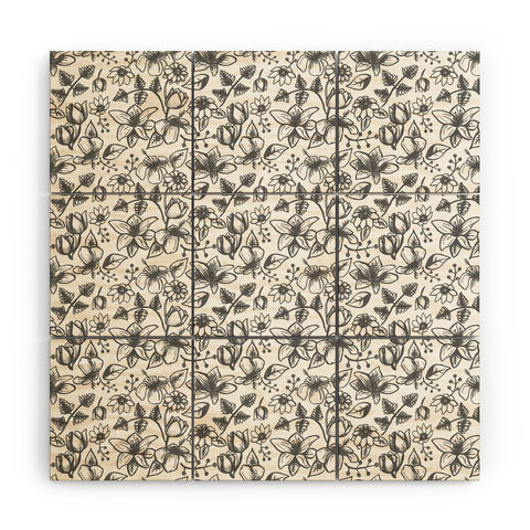 Wonder Forest Floral Feelings Wood Wall Mural