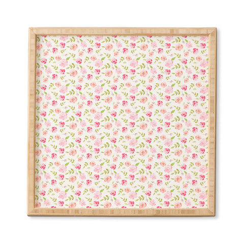 Wonder Forest Floral Rose Framed Wall Art