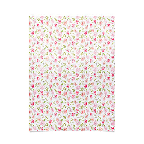 Wonder Forest Floral Rose Poster