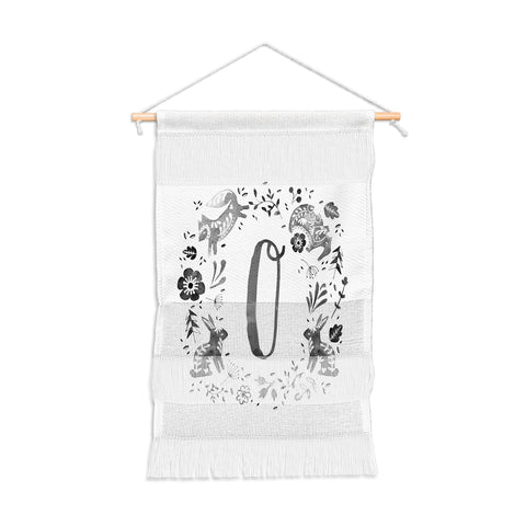 Wonder Forest Folky Forest Monogram Letter O Wall Hanging Portrait