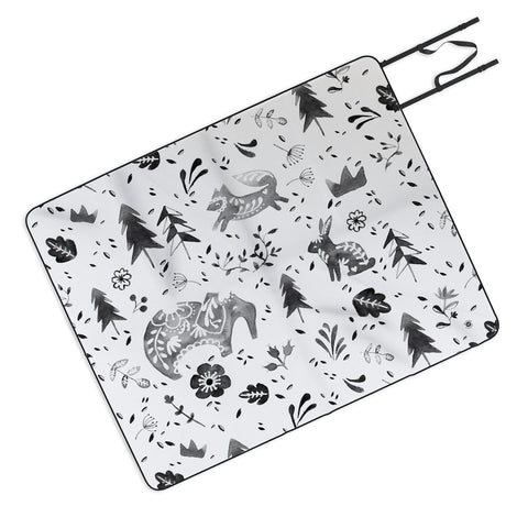 Wonder Forest Folky Forest Picnic Blanket