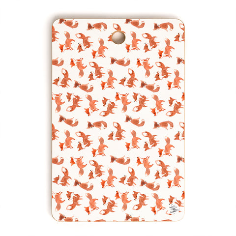 Wonder Forest Forest Foxes Cutting Board Rectangle