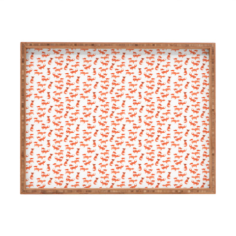 Wonder Forest Forest Foxes Rectangular Tray