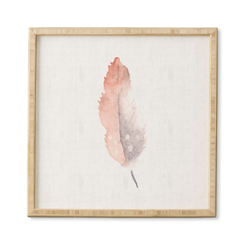 Wonder Forest Freedom Feather Framed Wall Art