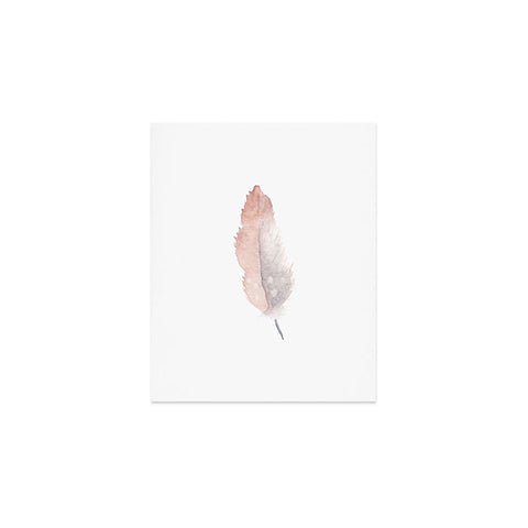 Wonder Forest Freedom Feather Art Print