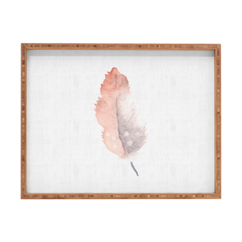 Wonder Forest Freedom Feather Rectangular Tray