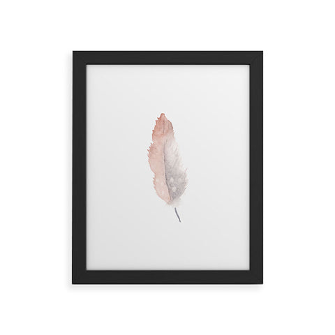 Wonder Forest Freedom Feather Framed Art Print