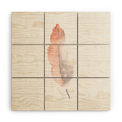 Wonder Forest Freedom Feather Wood Wall Mural