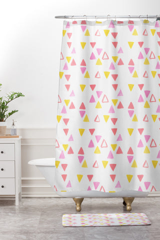 Wonder Forest Funfetti Shower Curtain And Mat