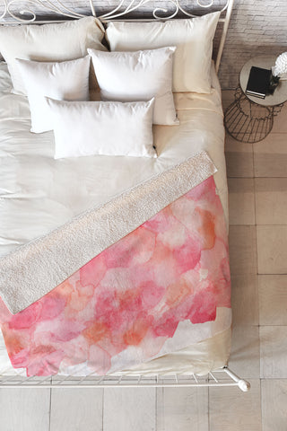 Wonder Forest Geo Gemstone Fleece Throw Blanket