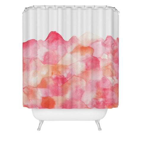 Wonder Forest Geo Gemstone Shower Curtain