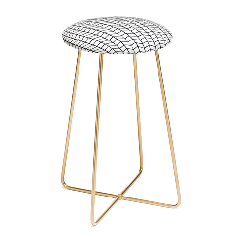 Wonder Forest Grid Lock Counter Stool