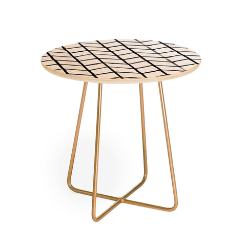 Wonder Forest Grid Lock Round Side Table