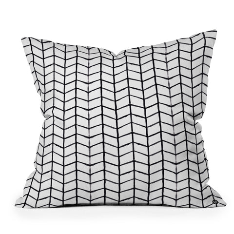Wonder Forest Grid Lock Throw Pillow