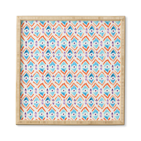Wonder Forest Ikat Thought 1 Framed Wall Art