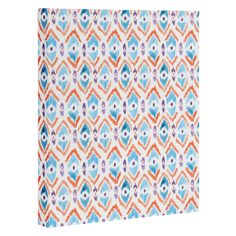 Wonder Forest Ikat Thought 1 Art Canvas