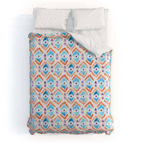 Wonder Forest Ikat Thought 1 Duvet Cover