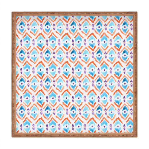 Wonder Forest Ikat Thought 1 Square Tray