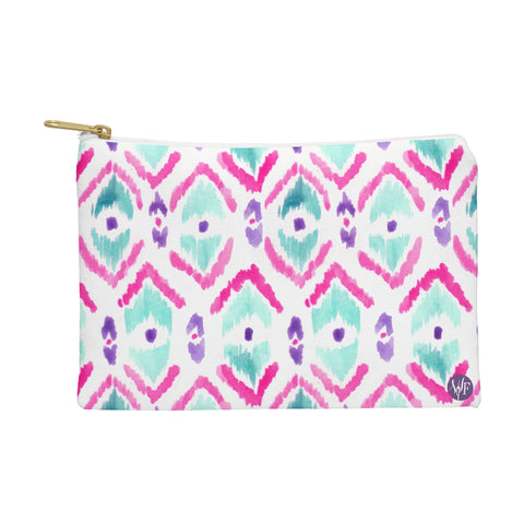 Wonder Forest Ikat Thought 2 Pouch