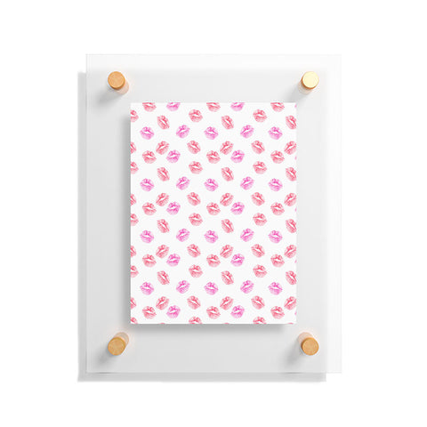 Wonder Forest Kiss Kiss Lips Floating Acrylic Print