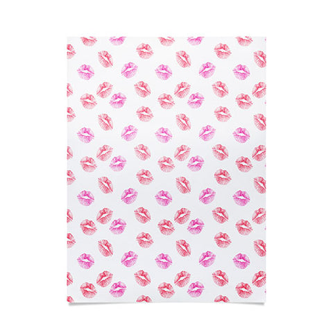 Wonder Forest Kiss Kiss Lips Poster