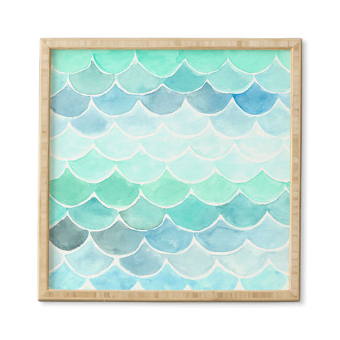 Wonder Forest Mermaid Scales Framed Wall Art