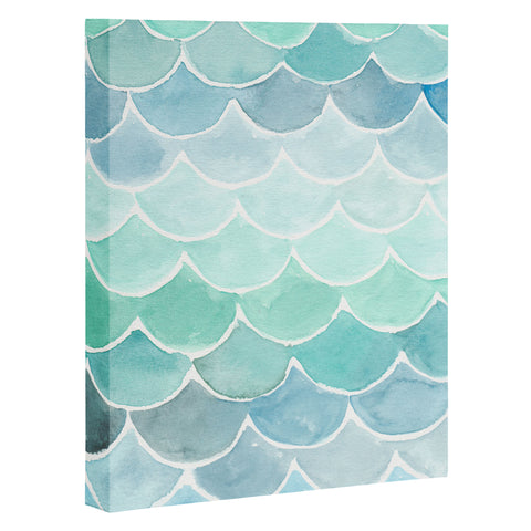 Wonder Forest Mermaid Scales Art Canvas