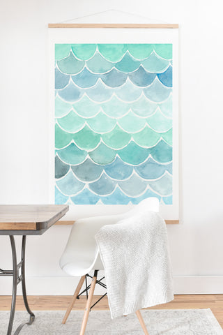 Wonder Forest Mermaid Scales Art Print And Hanger