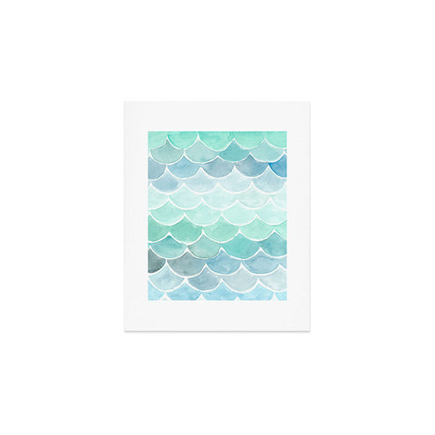Wonder Forest Mermaid Scales Art Print