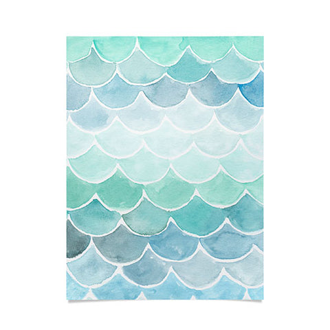 Wonder Forest Mermaid Scales Poster